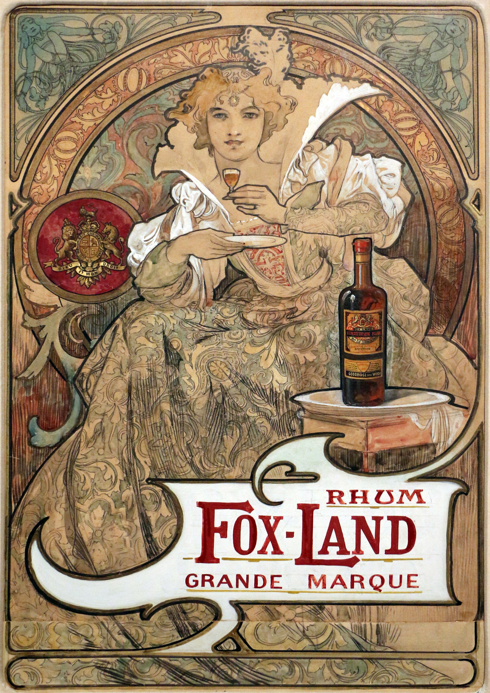 Posters （Art） - アルフォンス・ミュシャ　A1(594mm×841mm）アートポスター 日本製 絵画 インテリア 壁紙