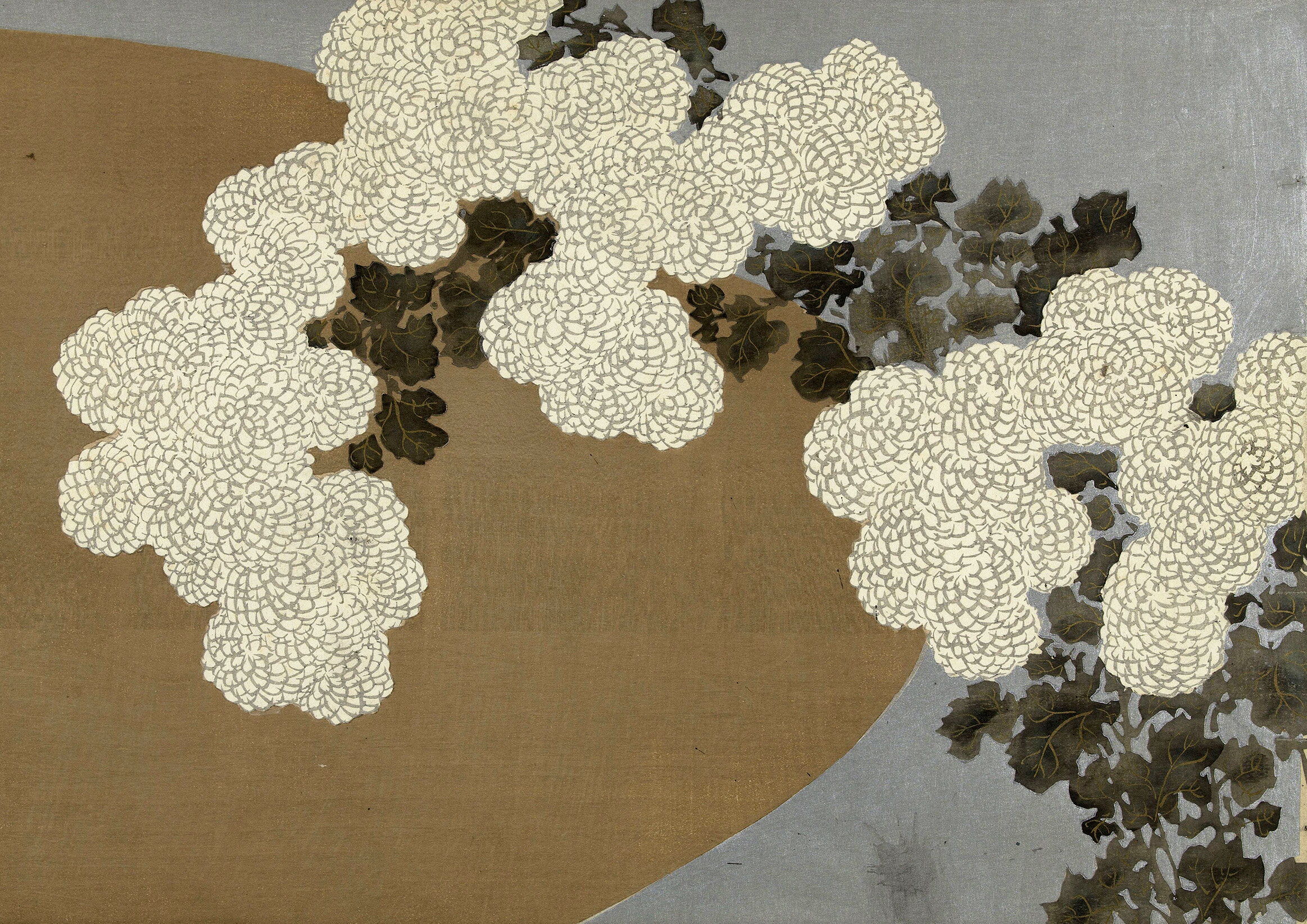 Posters （Art） - 神坂雪佳 「ももよ草」　A1(594mm×841mm）アートポスター 日本製 絵画 インテリア 壁紙
