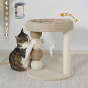 キャットタワー 省スペース つめとぎ 天然麻紐 耐久 組立簡単 支柱 ミニ 猫タワー 昼寝タワー 低い 遊び場 おもちゃ かわいい おしゃれ ストレス解消キャッ...