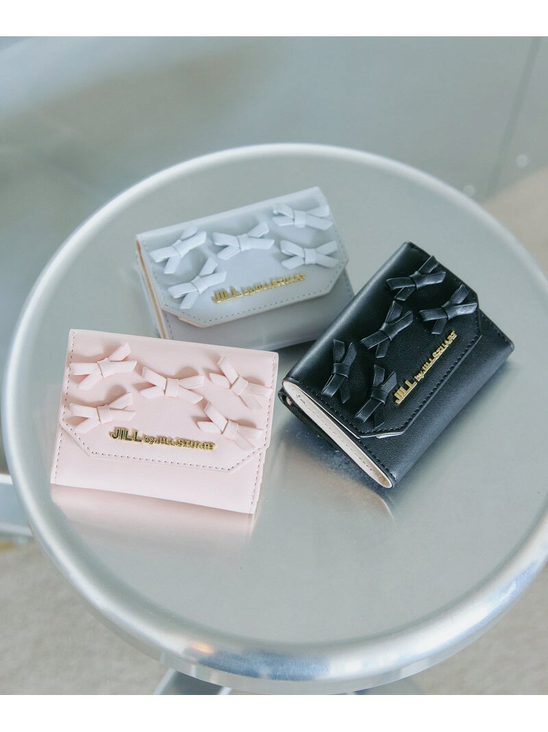 ミニリボンウォレット JILL by JILL STUART ジル バイ ジル スチュアート 財布・ポーチ・ケース 財布 ブルー ブラック ピンク【送料無料】[Rakuten Fashion]