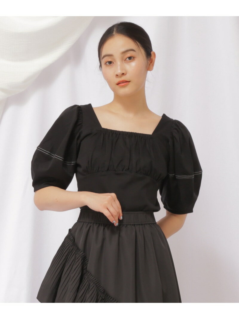 【SALE／37%OFF】ビスチェ切り替えカットソー JILL by JILL STUART ジル バイ ジル スチュアート トップス カットソー・Tシャツ ブラック ホワイト ブラウン【RBA_E】【送料無料】[Rakuten Fashion]のサムネイル