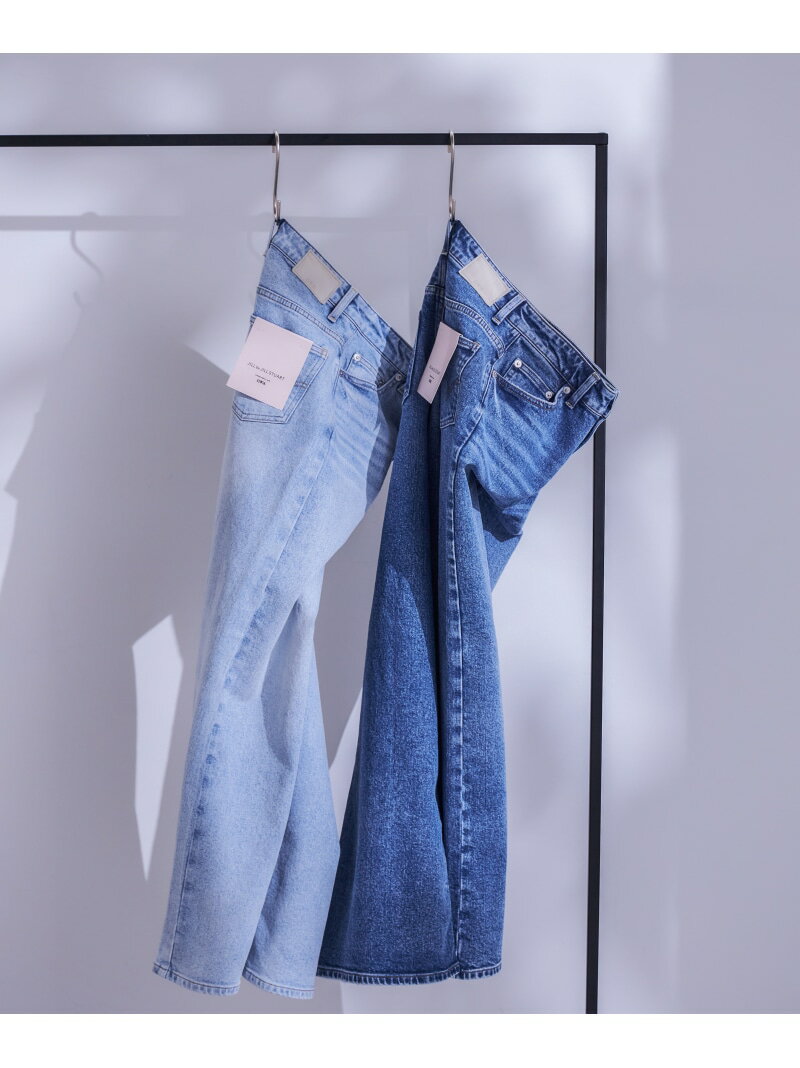 EDWINコラボセミフレアデニムパンツ JILL by JILL STUART ジル バイ ジル スチュアート パンツ その他のパンツ ブルー【送料無料】[Rakuten Fashion]