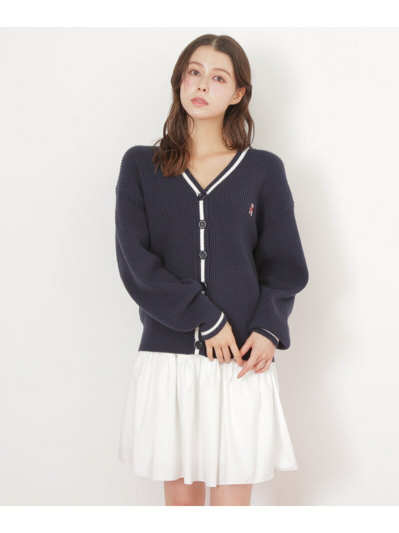 ＜BEARシリーズ＞カーディガンセットアップ JILL by JILL STUART ジル バイ ジル スチュアート ワンピース・ドレス ワンピース ベージュ グレー ネイビー【先行予約】*【送料無料】[Rakuten Fashion]のサムネイル