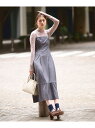 デニムライクバリエーションキャミワンピース JILL by JILL STUART ジル バイ ジル スチュアート ワンピース・ドレス ワンピース ネイビー グ...