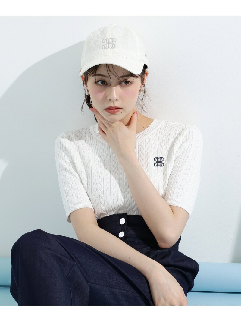 【SALE／20%OFF】ランダムケーブルニット JILL by JILL STUART ジル バイ ジル スチュアート トップス ニット ネイビー ホワイト ブルー イエロー【RBA_E】【送料無料】[Rakuten Fashion]のサムネイル