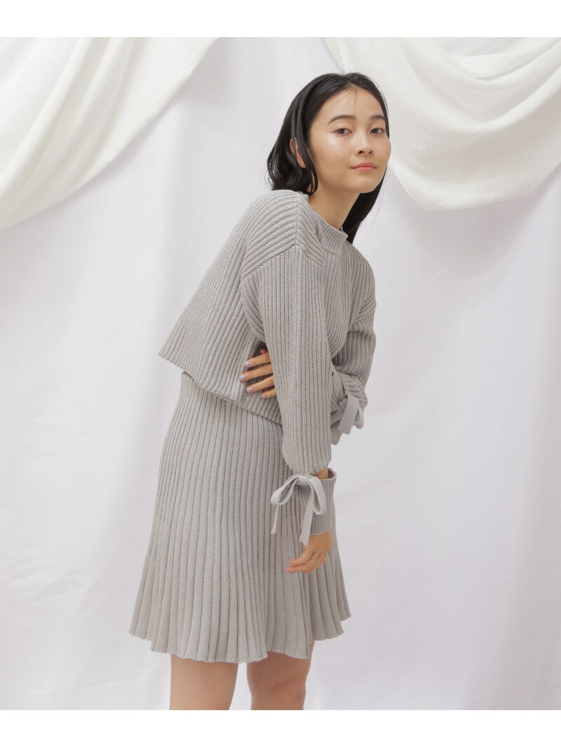 【SALE／55%OFF】ラメMIXニット JILL by JILL STUART ジル バイ ジル スチュアート ワンピース・ドレス ワンピース グレー ブラック ホワイト【RBA_E】【送料無料】[Rakuten Fashion]のサムネイル