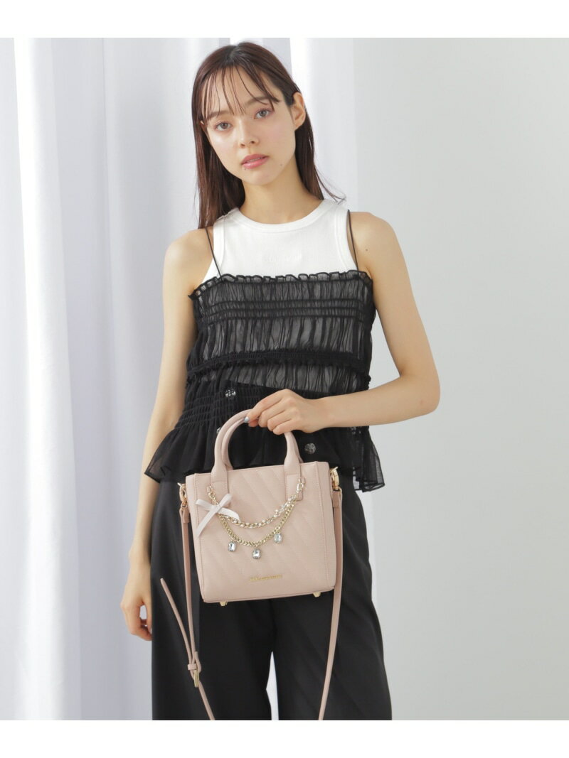 ジュエルリボン2 WEB限定カラー:シュガーピンク JILL by JILL STUART ジル バイ ジル スチュアート バッグ その他のバッグ ピンク ブラック ベージュ ブルー【送料無料】[Rakuten Fashion]