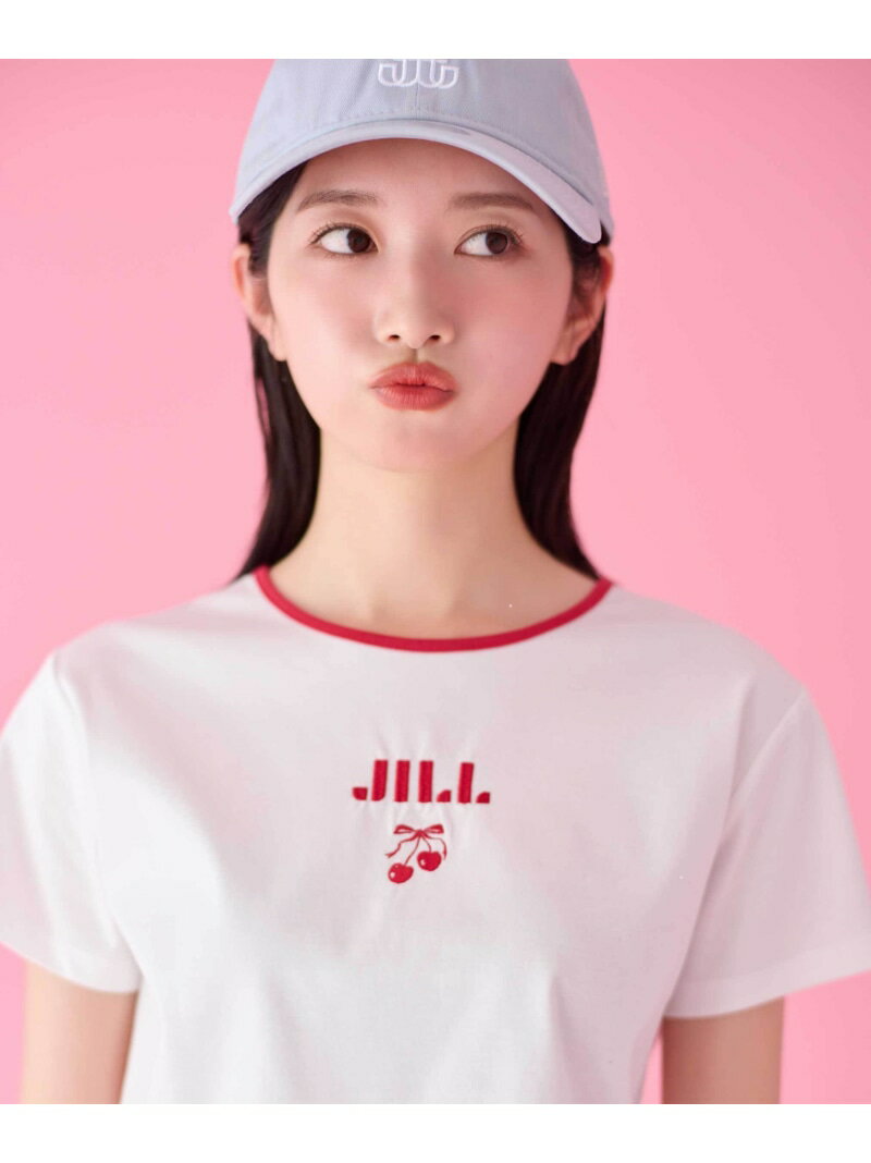フルーツロゴTシャツ JILL by JILL STUART ジル バイ ジル スチュアート トップス カットソー・Tシャツ ホワイト【送料無料】[Rakuten Fashion]のサムネイル