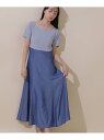 【SALE/60%OFF】ボートネックカットドッキングワンピース JILL by JILL STUART ジル バイ ジル スチュアート ワンピース・ドレス ワ...