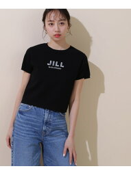 パールロゴコンパクトニットトップス JILL by JILL STUART ジル バイ ジル スチュアート トップス ニット ブラック グレー ホワイト ピンク【送料無料】[Rakuten Fashion]