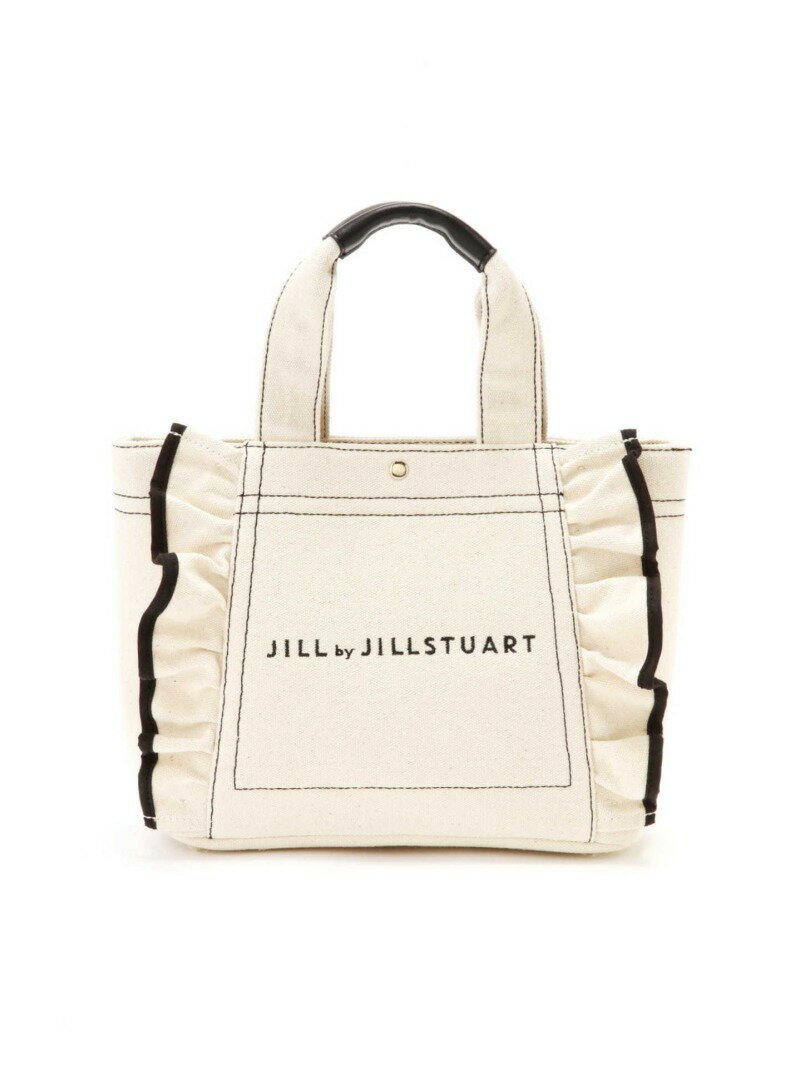 フリルトートバッグ(小) JILL by JILL STUART ジル バイ ジル スチュアート バッグ その他のバッグ ホワイト ブルー【送料無料】[Rakuten Fashion]のサムネイル