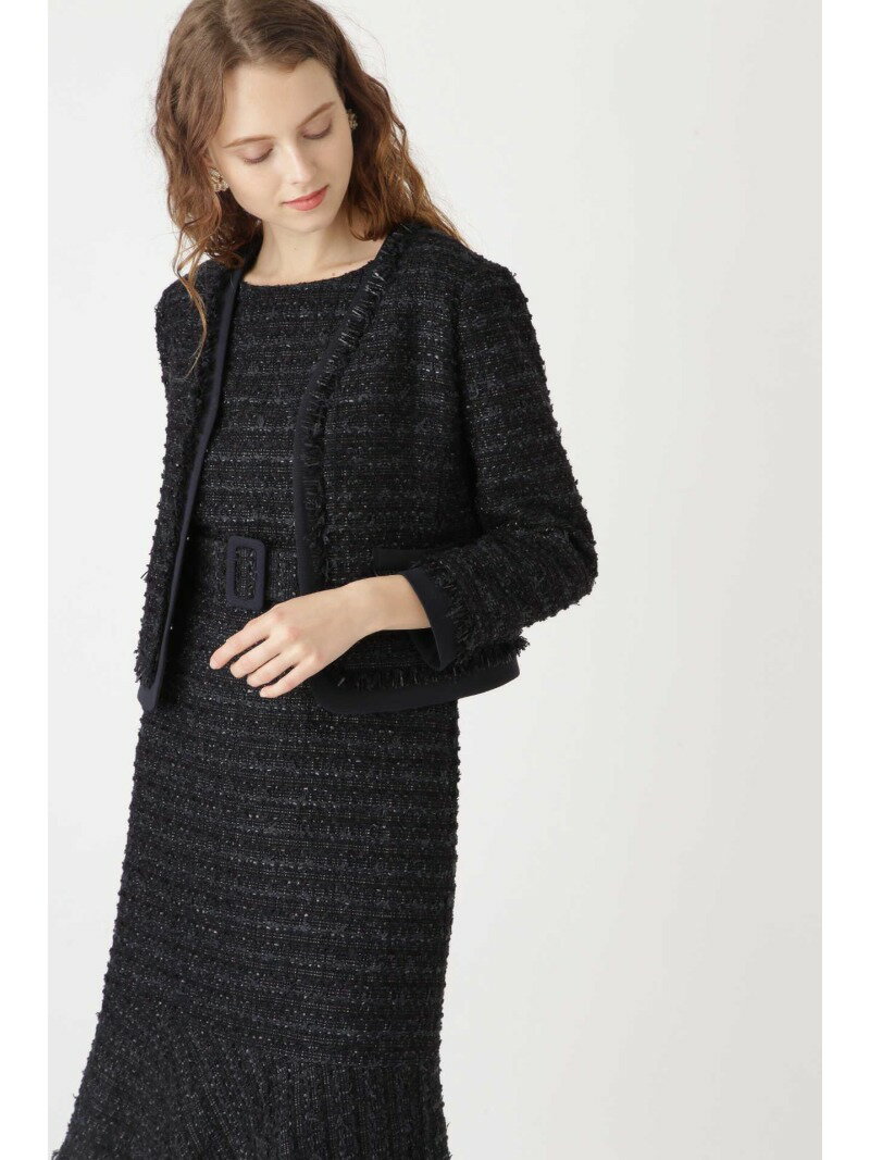 【SALE／60%OFF】◆《Endy ROBE》ケイティツイードジャケット JILL STUART ジルスチュアート ジャケット・アウター その他のジャケット・アウター ブルー ネイビー【RBA_E】【送料無料】[Rakuten Fashion]