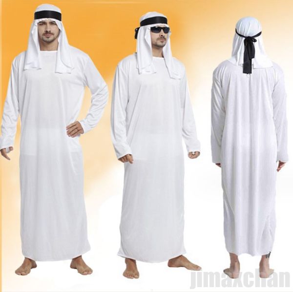 スーパーSALE10%off アラブ コスプレ 石油王 フリーサイズ コスチューム ハロウィン 仮装 アラブ 民族 衣装 ターバン