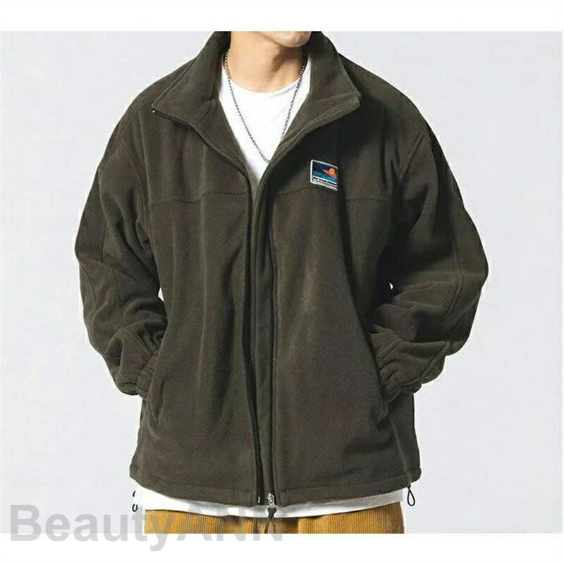 【楽天スーパーSALE割引商品】メンズ フリース ジャケット ハイネック アクティブ トップス あったか 登山 裏起毛 仕事 旅行 通勤 長袖 選べる4色 サイズ M ? 4XL プレゼント ギフト 父の日 彼氏