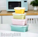 新生活 折りたたみ弁当箱 2点セット POCKET CASE 耐熱 折りたたみケース 蓋付き ピクニック用 フルーツ、お菓子 収納用 キッチン 食事用 4サイズ...