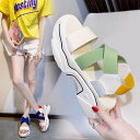 サンダル レディース スポーツサンダル 厚底 スポサン フラット スニーカーサンダル 夏 歩きやすい コンフォートサンダル カジュアル レディース靴 母の日 プ...