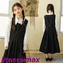 新品 入学スーツ セットアップ 子供服 サロペット 女の子 キッズ 長袖 ブラウス 2点セット 子供 入園式 卒業式 ワンピース サスペンダースカート 発表会 面接 入学式 卒業式 こどもの日 ドレス チュール 120 130 140