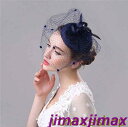 新品 礼装帽子 ヘッドドレス トーク帽 ヘアアクセサリー ウェディングハット ミニ 帽子 チュール フラワー 小物 ブライダル小物 ウェディング パーティー 結婚式 二次会 披露宴 ヘアー ウール