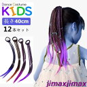 新品 エクステ 三つ編み 編み込み 12色セット 12本 グラデーション ヘアアクセサリー かつら エクステンション カラフル ウィッグ キッズ 髪 髪の毛 付け髪 ダンス エクステ ヒップホップ レゲエ ダンサー 髪型 カラフル ヒップホップ 舞台 ダンス イベント グラデ