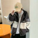 子供服 ボアジャケット こども服 フード付き 裏起毛 キッズ 男の子 アウター ジャケット 切替え ファー ボア ポケット 秋 冬 プレゼント