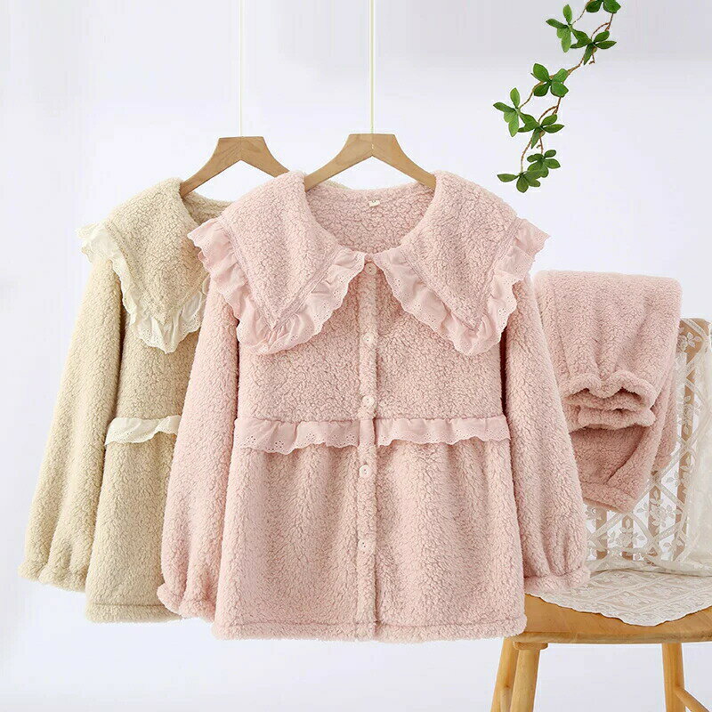 ＼スーパーDEAL限定P10％／ルームウェア 上下セット もこもこ レディース パジャマ フリース マイクロファイバー 厚手 ゆったり ゴ可愛い 冬 部屋着 長ズボン 秋冬ルームウェア かわいい プレゼント