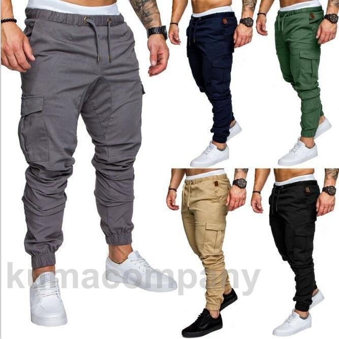 メンズファッション カーゴパンツ メンズ ロング 大きいサイズ ウェストゴム ミリタリーカーゴパンツ サルエルパンツ リラックスパンツ イージーパンツ