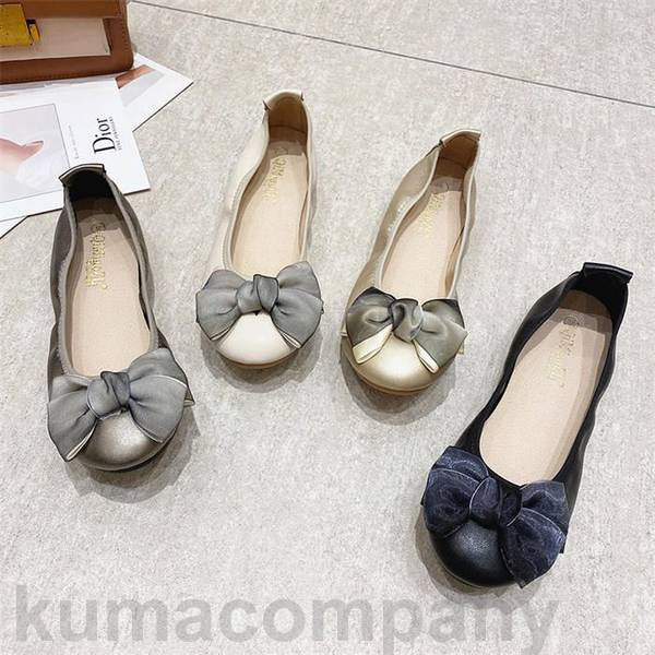 パンプス レディース 靴 シューズ フラットパンプス 可愛い 春 夏 女性 リボン 蝶結び かわいい おしゃれ 大きいサイズ フォーマル ぺたんこ 軽量 疲れな...