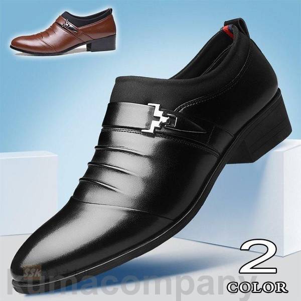 ビジネスシューズ メンズ スリッポン メンズシューズ フォーマルシューズ 紳士靴 革靴 歩きやすい革靴 卒業式 結婚式 通勤