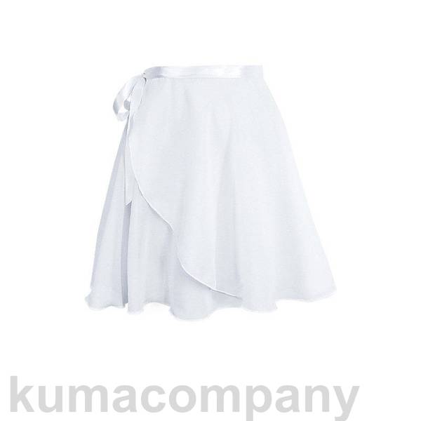 バレエ スカート レディース 大人 シフォン 透け感 リボン 社交ダンス レッスン着 練習着 ジュニア 新体操 発表会 柔らか 2