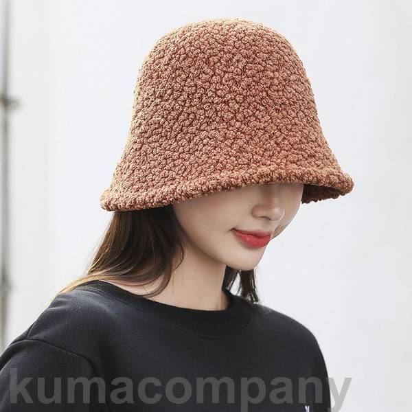 帽子 レディース ハット つば広帽子 裏起毛 秋冬 無地 快適 アウトドア フェイクファー カジュアル 暖かい 秋冬 通学 女の子 小顔効果 きれいめ