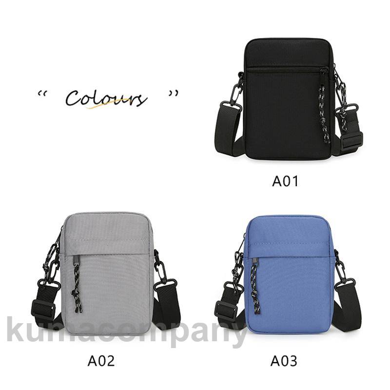 くらしのjimaxちゃんのショルダーバッグ メンズ 小さめ ボディバッグ ミニ 軽量 手提げ ダブルファスナー 斜め掛け 軽い スマホポーチ 無地 肩掛け 長さ調整可能｜アングル2