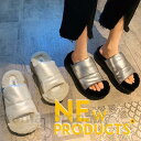 冬スリッパ もこもこ 外履き レディース ファーサンダル フワフワ 厚底 ファースリッパ 秋冬 暖かい シューズ フラット底 おしゃれ(4)