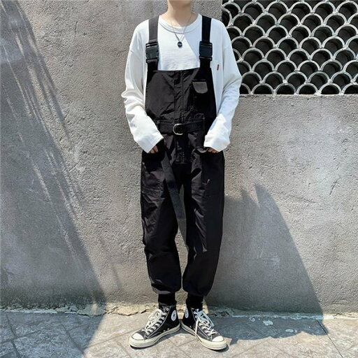 サロペット オーバーオール メンズ つなぎ オールインワン ジョーカーパンツ カジュアルパンツ カーゴパンツ ゆったり おしゃれ 春夏秋 バレンタイン 2023