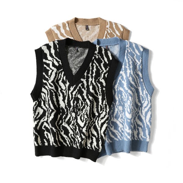 ニットベスト メンズ ベスト ニット ジレ 総柄 ニットベスト メンズ ベスト ニット ジレ カジュアル ビジネス Vネック ちょっき おしゃれ バレンタイン 2023