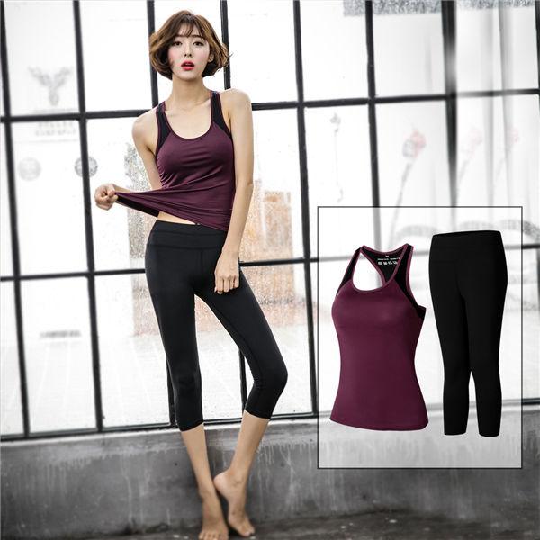 ヨガウェア セットアップ レディース 上下セット ジョギング マラソン ジムウェア アウトウェア 吸水速乾 美尻 yoga スポーツウェア ランニングウェア バ...
