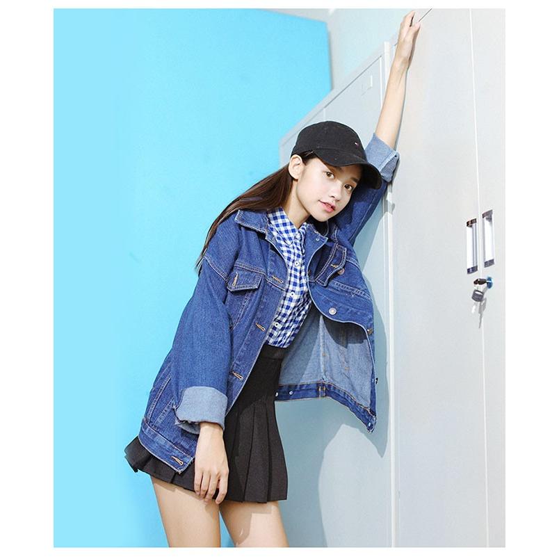 レディース デニムジャケット コート アウター 春秋 ブルー blue 女性 長袖 上着 カジュアル オシャレ Gジャン ゆったり感 学生 通学 メンズライク バレンタイン 2023