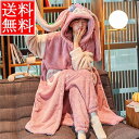 ルームウェア 上下セット 冬 パジャマ レディース 長袖 もこもこ 2点セット ルームウェア 長袖 秋冬 パジャマ 裏起毛 部屋着 うさぎ耳付き バレンタイン ...