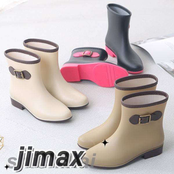 防水 レインブーツ レディース おしゃれ ロング 長靴 軽量 きれいめ 雨 雪 滑りにくい 雨靴 美脚 台風 梅雨 レインブーツ 作業 ブーツ 痛くない 歩きや...