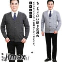 カーディガン ニットカーディガン メンズ Vネック 長袖 ボタン 秋服 薄手 羽織り ライトアウター フォーマル 無地 シンプル シニア 父 敬老の日 プレゼン...