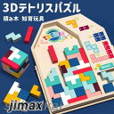 短納期 3D テトリス 積み木 知育玩具 木製 パズルセット 組み立て おもちゃ 早期開発 教育おもちゃ 誕生日 贈り物 クリスマス 創造力 考える力 五感 室内遊び 子供向け ストレス解消 お祝い 男の子 女の子 立体パズル