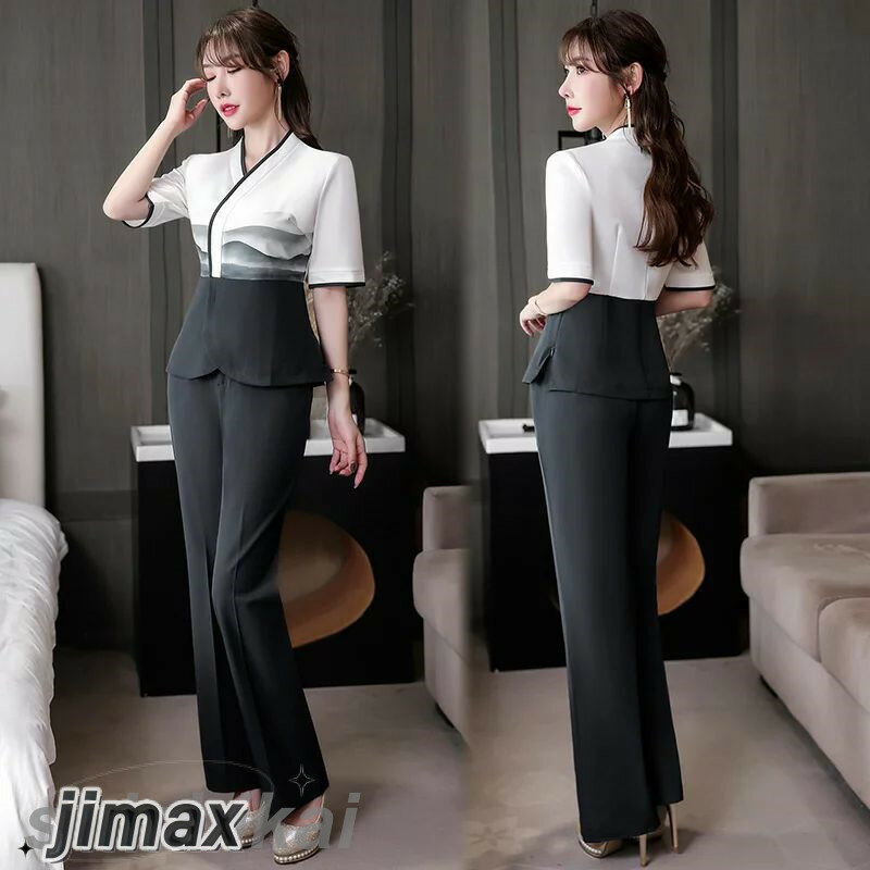 上下セットエステティック サロンウェア リラクゼーション クリニック 制服 ファンクショナルビューティー スカートジュエリーホテルフロント作業服 人気 エステユニフォーム サロ 大きいサイズ ホワイトデー