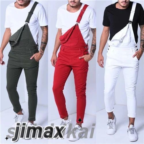 ジーンズ メンズ サロペットパンツ デニム オーバーオール スリムフィット 美脚 ストレッチ 人気 おしゃれ カジュアル 旅行 通勤 通学