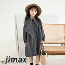 シャツワンピース 子供服 長袖 女の子 ワンピース 韓国子供服 キッズ 長袖ワンピース シフォン 春秋着 オシャレ こどもの日 膝丈ワンピース 通学 旅行 個性的 発表会 入園式 卒業式 不規則 110 120 130