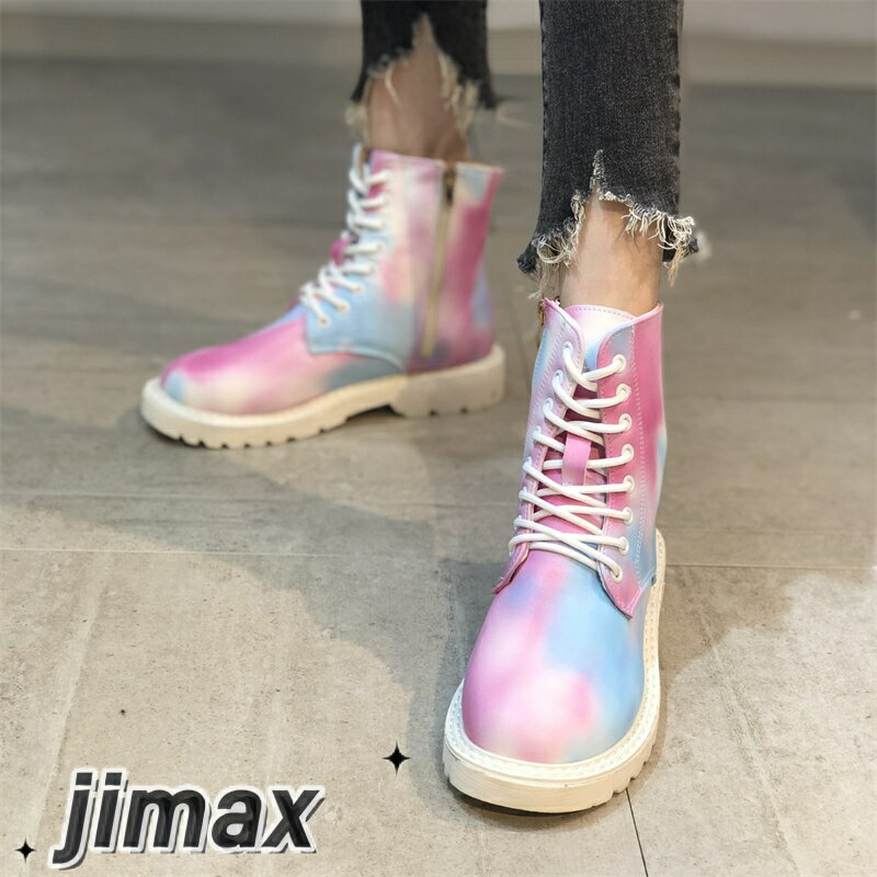 ショートブーツ レディース ブーツ 厚底靴 おしゃれ カジュアル 紐結び 美脚 歩きやすい 防寒 滑り止め アウトドア かっこいい ホワイトデー 2