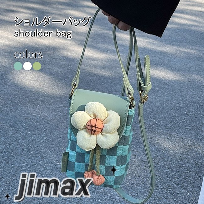 スマホポーチ ポシェット レディース ショルダーバッグ 小さめ 斜め掛け バッグ チェック柄 ミニバッグ スマホ収納 財布収納 ポーチ ホワイトデー