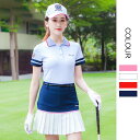 夏 新作 ゴルフウェア レディース ゴルフ服 レディース 半袖 tシャツ 韓国風 スポーツ半袖 golf ゴルフ服 ポロシャツ 無地 シンプル トップス おしゃ...