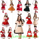 サマー /セット 上下セット スカート上着 レディース サンタワンピース クリスマス コスプレ サンタクロース 衣装 サンタ パーティー 可愛い セクシー