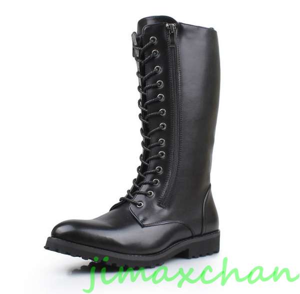 サマー　メンズ ロングブーツレザー ロングエンジニアブーツ シンプル ベルト ドレープ エンジニアブーツ ロング丈 ブーツ 大きいサイズ