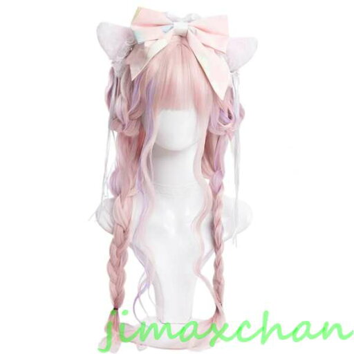 サマー 長58cm/変装 Lolita系 ウィッグ ロリータ 原宿風 かつら 前髪 レディース コスプレウィッグ 耐熱ウィッグ コスチューム 仮装 大人用 サマー 長58cm/変装 Lolita系 ウィッグ ロリータ 原宿風 かつら 前髪 レディース コスプレウィッグ 耐熱ウィッグ コスチューム 仮装 大人用