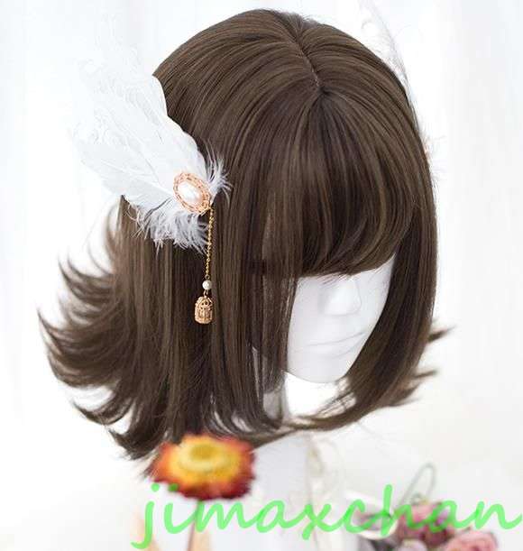 【楽天スーパーSALE割引商品】サマー　長26cm/変装　Lolita系　ウィッグ ロリータ 原宿風 かつら 前髪 レディース コスプレウィッグ 耐熱ウィッグ コスチューム 仮装 大人用